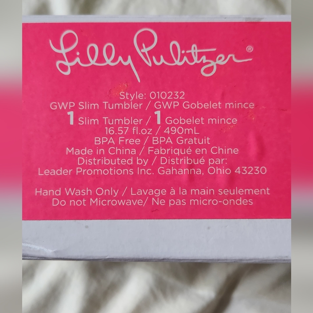 Lilly pulitzer Slim Tumbler - Picture 3 of 5